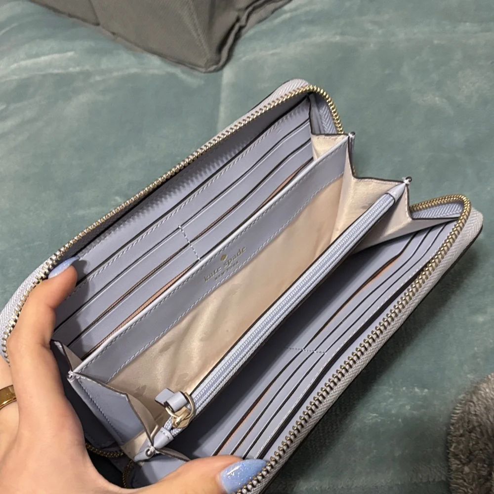 Kate Spade periwinkle Wallet - Picture 3 of 4